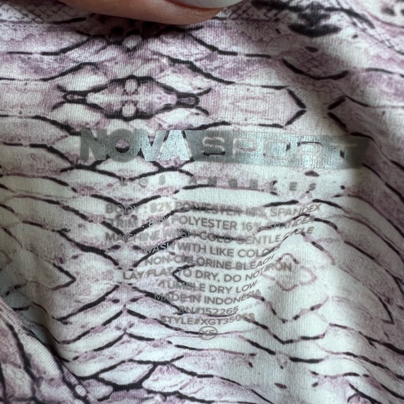 Snake skin biker shorts - Picture 3 of 3